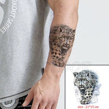 Waterproof Temporary Tattoo Sticker Pirate Ship Skull Flag Tatoo Water Transfer Fake Tatoo Flash Tatto Woman Man Kid 14.8*21