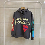 West Stranger Things Graffiti Letter Print Sweatshirt Men and Women Harajuku Fleece Hoodie Oversize Hip Hop Hooded