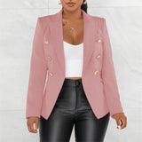 Spring Burst Women's Spring And Autumn New Solid Fashion Casual Suit Short Coat