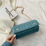 Fashion Cylinder Women's Shoulder Bag Trend Fresh Chain Crossbody Bags for Women 2021 PU Leather Zipper Handbag Luxury
