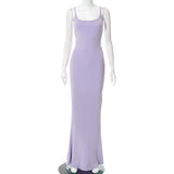 Strap Backless Long Maxi Dresses Party Club Vacation Outfits for Women Sexy Casual Summer Dress 2022 Wholesale