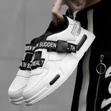 High Top Fashion Leather Sneakers Trend Hot Sale Comfortable Man Casual Shoes Outdoor Non-slip Breathable Men