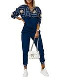 2023 Autumn New Fashion Printing 2-Piece Suit Girl-Outfit