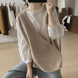 Summer New Five-Sleeve Casual Temperament Striped Shirt Women Short Sleeve Loose Thin Round Collar