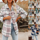 2021 Autumn Winter New Women's Long Sleeve Lattice Button Cardigan Jacket Coat Fashion Casual Street Loose Pocket Ladies