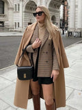 Autumn New Lattice Double Buckle Coat Personality Suit 2025 Top 5