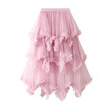 Net Yarn Cake Half-Dress In Long High-Waisted Thorny Fairy Dress Dress