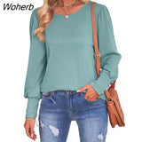 Autumn New Cotton Shirts Fashion Women Shirts Long Sleeve T-shirt Streetwear Loose Tops Female Tees Clothes Blusas 23265-Outfit