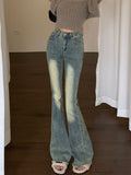 Jeans Women Skinny High Waist Street Sexy Elegant Washed Vintage Denim Retro Trousers Y2k Clothes Джинсы Женские Casual-Outfit