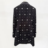 Star Fashion New Heavy Industry Nails And Diamond Suit Dress Body Short