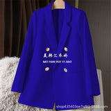 And Autumn Small Suit Jacket Women 2025 New Korean Version Of The Relaxed Leisure Net Red Suit Women's