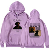 New ROD WAVE Hoodie Winter High Street Collar Plus Velvet Girl