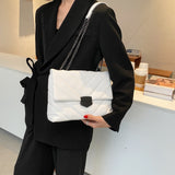 New Casual Chain Crossbody Bags For Women Fashion Simple Shoulder Bag Ladies Designer Handbags PU Leather Messenger
