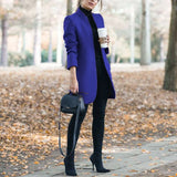 Autumn Winter New Stand Up Collar Women's Jackets 2020 Fashion Casual Solid Slim Long Sleeve Ladies Long Jackets