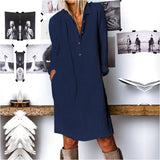 Oversize Cotton Linen Women's Dress Casual Long Sleeve Pocket White Dresses Female Pregnant Summer Black Loose Clothes