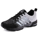 New 2021 Men Running Shoes Breathable Outdoor Sports Shoes Lightweight Sneakers for Women Comfortable Athletic Training