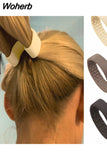 Ponytail Holder Hair Tie Foldable Hair scrunchies Silicone Stationarity Elastic Hair Band Simple hair accessories 601-1-Outfit