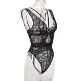2022 Lace New Underwear Conjoined Cross-Exfilt