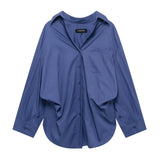 Striped Shirt Tops Casual Shorts Set 2025458 6929435