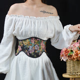 Ultra-Short Waist-Sealed Flower Thighs Outside The Waist