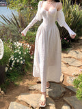 Suspension Dress Women's Spring 2025 New Design Small White Dress Vacation Waist
