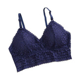 Sexy Bra Solid Vest Lace Seamless Breathable Push Up Top Underwear Fashion tops sexy femme lenceria mujer 2021
