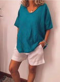 2020 Summer Fashion O Neck Women's Tshirt Tops Casual Loose Basic Type Solid Short Sleeve Ladies T Shirt Tops Plus
