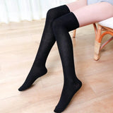 Tiffindy College Style Stockings Three Over Knee High Socks Socks Black And White Striped Sex Student