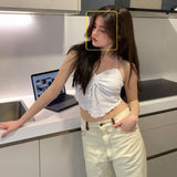 Summer Fashion Trend Women's New Slings A Word Shoulder-To-Shoulder Repair Body Strap Inside A Small
