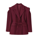 New Fashion Temperament Pad Long Sleeves Waistband Strap Shoulder