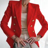 Women's Clothing Autumn And Winter New Solid Color Fashion Casual 2025 Suit Short Coat