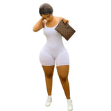 Jumpsuit Summer Solid Color Tight Casual