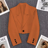 White Suit Jacket Lady Spring And Autumn New 2025 Leisure High-End Design Sense Small Small