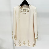 Autumn And Winter New Star Temperament Fashion Heavy Industry Nails Set With Long Sleeve