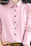 Elegant Shirts for Women Women's Long Sleeve Top Pink Shirt Spring and Winter Blouses or Tops for Women Long Sleeve Top 2023-Outfit