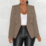 Spring Burst Women's Spring And Autumn New Solid Fashion Casual Suit Short Coat