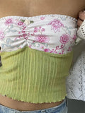 Women Sleeveless Tube Tops Y2K Fairy Off The Shoulder Strapless Bandeau Top Summer Aesthetic Crop Vest Streetwear-Outfit