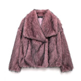 Women's Winter Fashion Temperament Style Wind Artificial Fur Coat