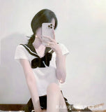 Sex Lingerie Sexy Jk Uniform Student Girl Dress Hot Performance Suit Sailor Suit 100 Folded Skirt Dress