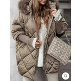 New Women's Explosive Temperament Winter Hooded Hoodie