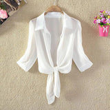 Summer Retro Flower Printed Dress And Solid Color Blouse Women Sets Fashion Female
