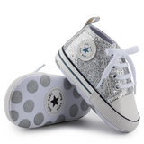 Boys Girls First Walkers Shoes Infant Toddler Soft Sole Anti-slip Baby Shoes Newborn Canvas Baby Sports Sneakers