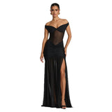 Fashion-Swearing Back Sexy Net Shrinkage In Autumn