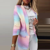 Autumn Jackets For Women 2021 Fashion Coat Ladies Cardigan Casual Long Sleeve Coat Office Lady Colorful Jacket Female