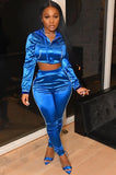 Autumn Hoodies Cropped Top and Pants Long Sleeve
