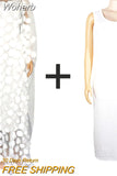 Autumn African Dresses for Women Super Size New Dashiki Fashion Loose Embroidery Abaya Muslim Long Dress African Clothes-Outfit