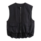 Summer New Loose Casual Cardigan Women's Vest Vest