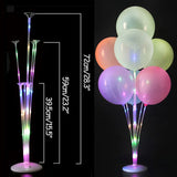 Tubes Balloon Stand Holder Column Confetti Balloons Happy Birthday Ballon Kids Baby Shower Wedding Party