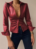Classic Long Sleeves Leather