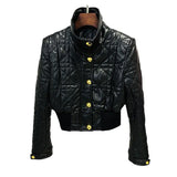 Offer 2025 New Star Fashion Locomotive Style Collection Waistline Short Leather Jacket